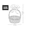 24 Pack: Large Clear Basket Gift Bag by Celebrate It™